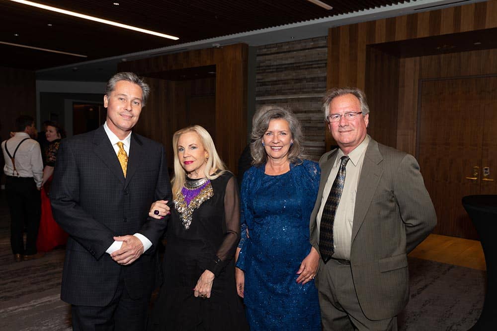 Bob Nowak, Dr. Carolyn Farb, Valerie Meek, Honoree Bill Meek (Photo by: D. Jones Photography)