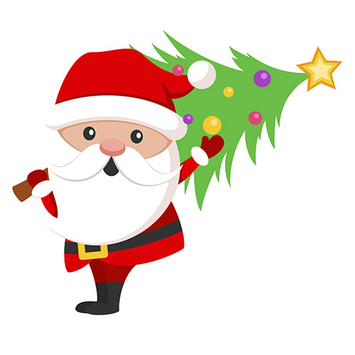 Santa Claus Icon Christmas Holiday 1