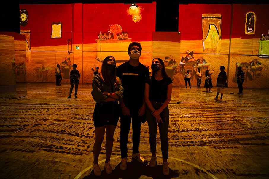 Guests in Toronto (Photo courtesy of Immersive Van Gogh)
