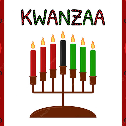 Kwanzaa Icon Holiday Seven Candles Candles 1