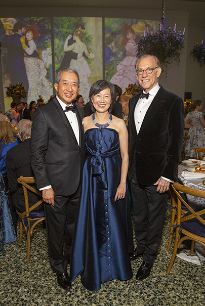 Albert and Anne Chao Gary Tinterow.Photo by Jenny Antill
