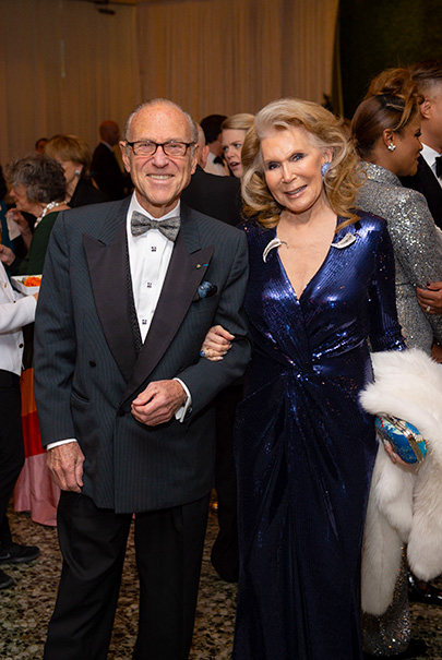 Robert Sakowitz and Joan Schnitzer.Photo Courtesy of MFAH