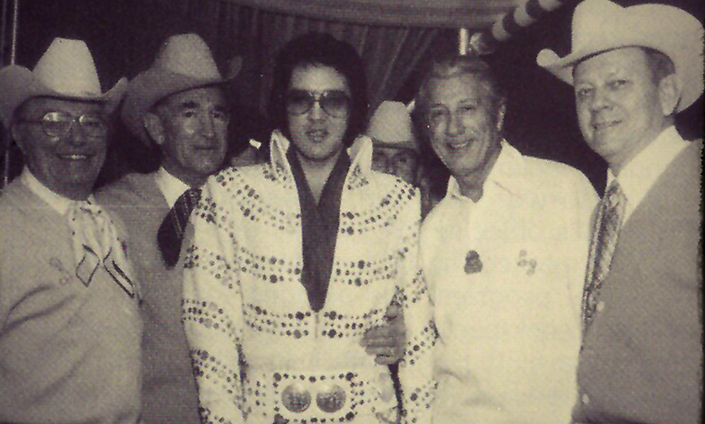 Elvis At The Rodeo Photo Courtesy Of Ed Mcmahon