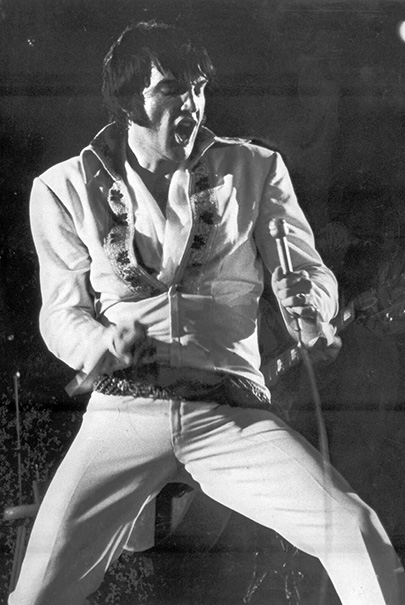 Elvis Presley Performs In 1970 Setting Attendance Record With 43614 Spectators Photo By Blair Pittman Hc Staff 1