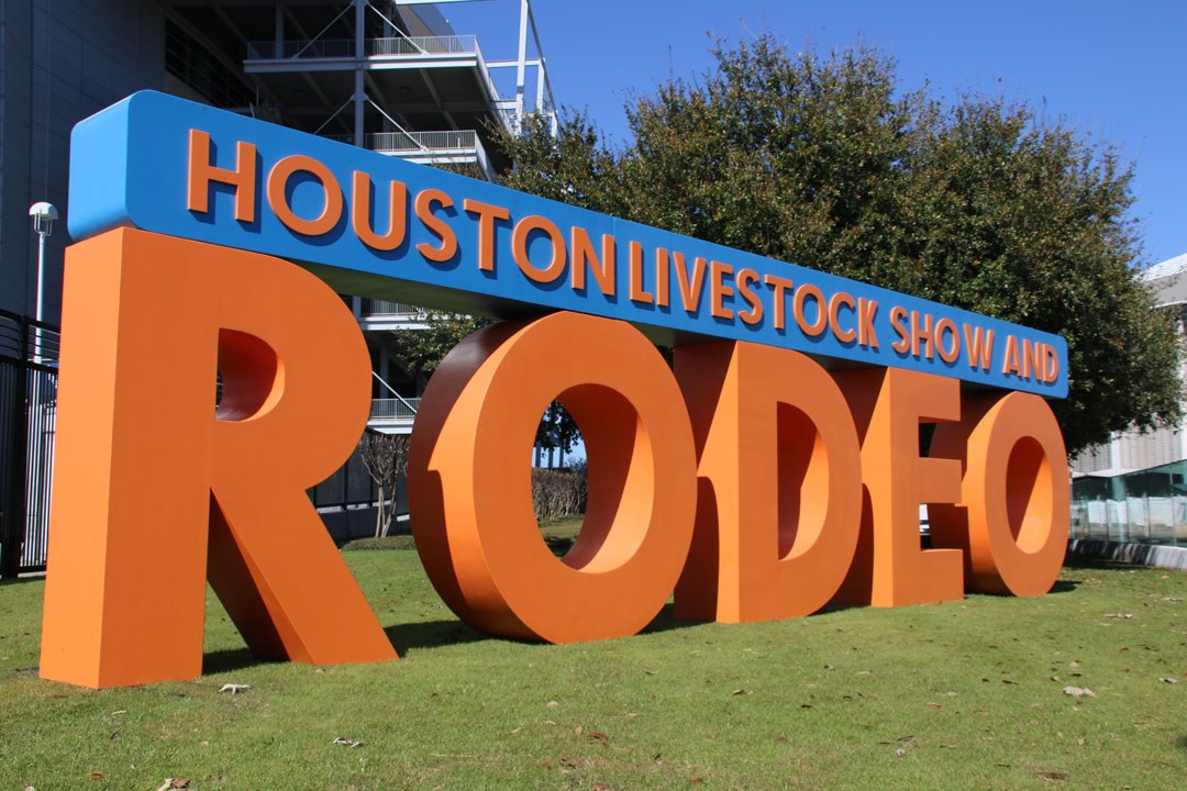 Rodeo Sign To Welcome Guests Photo Courtesy Of Click2houston