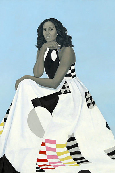 First Lady Michelle Obama Painted By Amy Sherald Courtesy Of Mfah