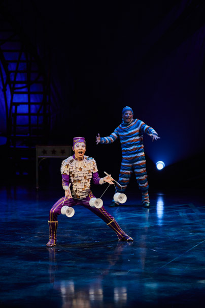 Diabolos at Cirque du Soleils KOOZA (Photo by Matt Beard and Bernard Letendre)