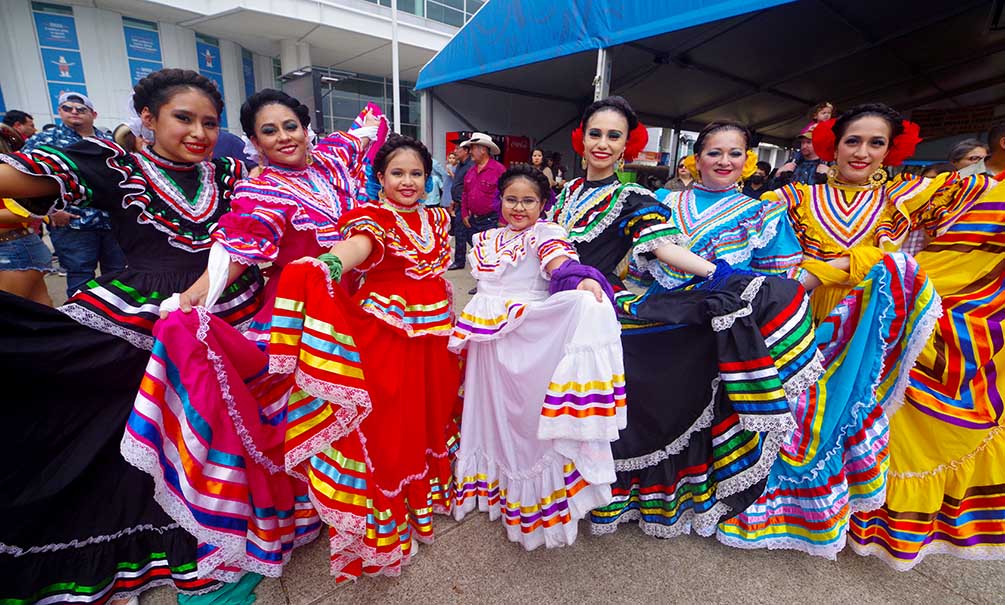 Hispanic Dancers Celebrating Go Tejano Day At Hlsr Photo Courtesy Of Houston Livestock Show And Rodeo