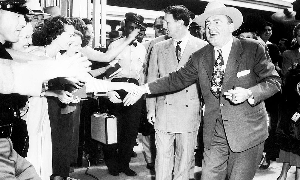 Glenn Mccarthy And Actor Pat Obrien At Grand Opening 1949