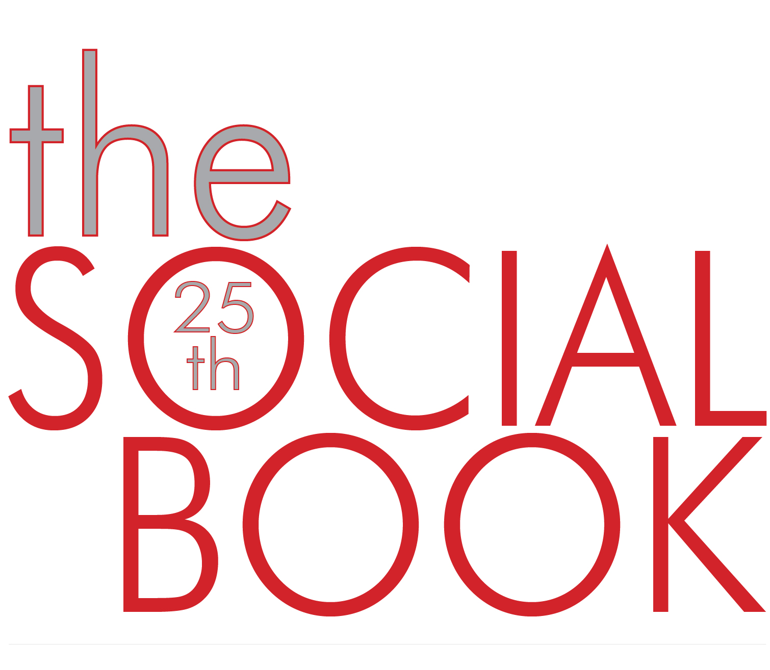 Social Book Logo 25th No Cities