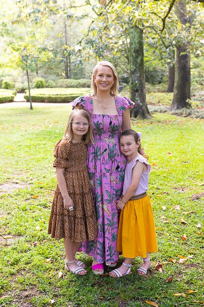 Cathleen Fishel And Family At Bayou Bend Children's Party (photo By Wilson Parish)