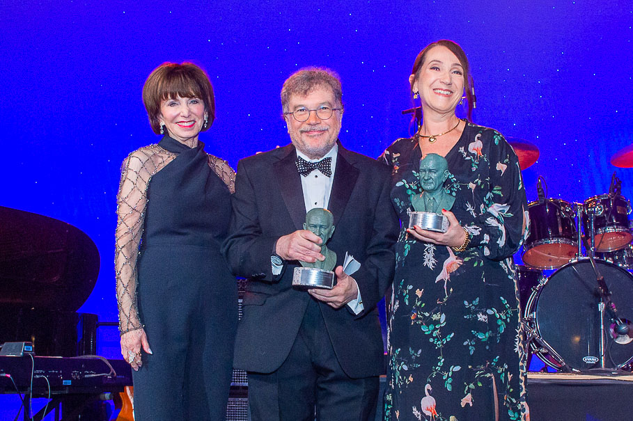 Hmh Board Chair Barbara J. Herz, Honoree Dr. Peter Hotez And Honoree Dr. Maria Elena Bottazzi Photo By Jacob Power