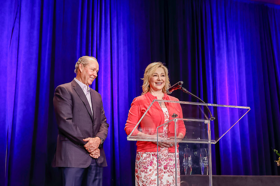 Honorees Jim And Whitney Astros Foundation On Stage