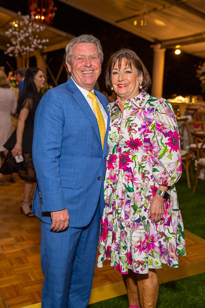 Joe And Cathy Cleary At Bayou Bend Garden Party (photo By Jenny Antill)