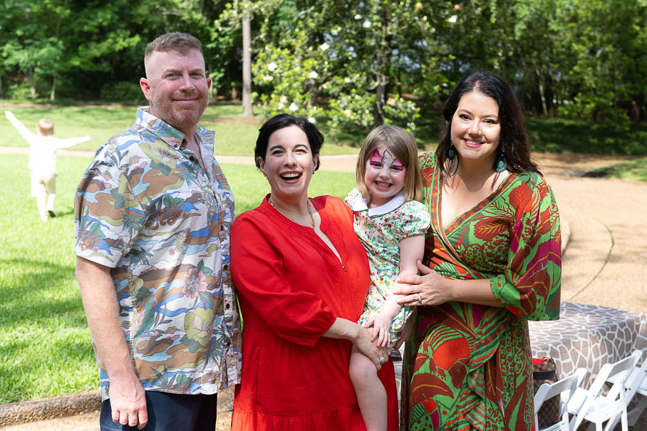 Robby Rice, Regina Rice, Lesley Rice And Family At Bayou Bend Children's Party (photo By Wilson Parish)