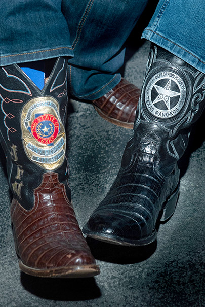 Texas Rangers Sporting The Ultimate Boots