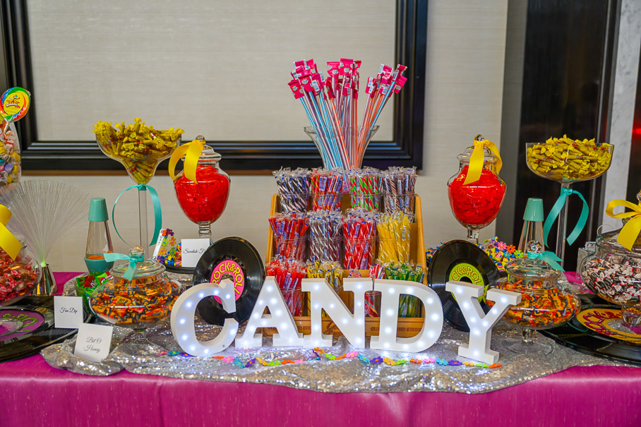 A 60s Inspired Candy Table Photo By Catchlight Group