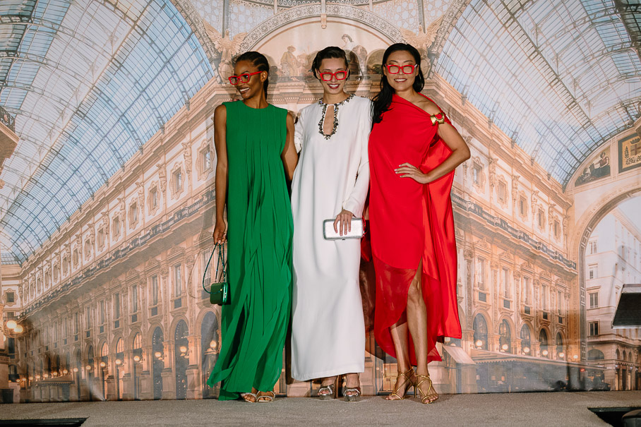 Models In Colors Of Italian Flag Closed The Fashion Show Photo By Johnny Than