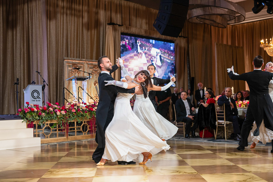 Dancers Performing Viennese Waltz At 2024 Houston Symphony Ball; Photo By Daniel Ortiz