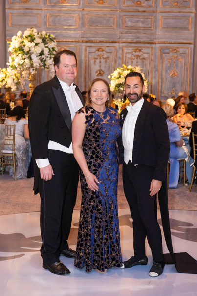 Stephen And Mignon Gill And Fady Armanious; Photo By Wilson Parish