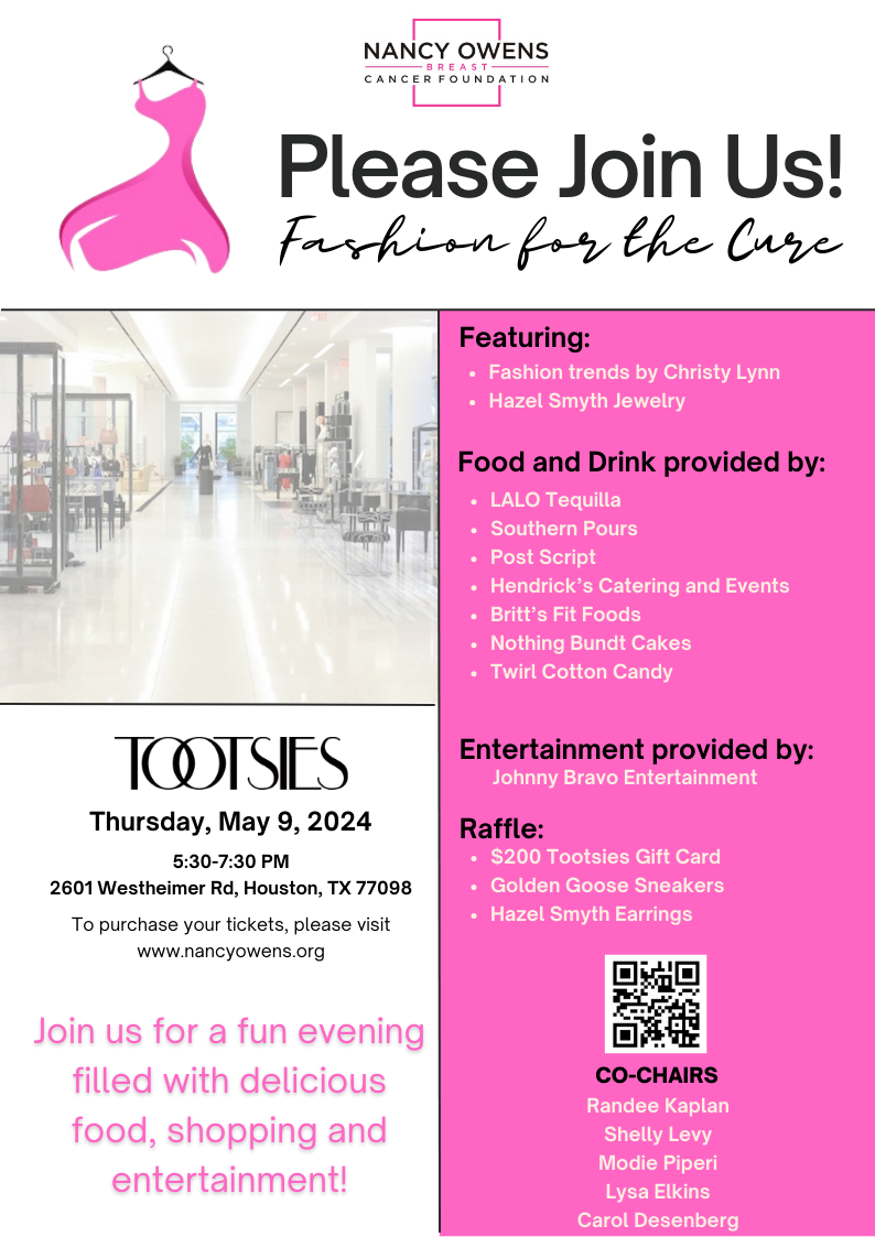 Please Join Us Nobcf Fashion For The Cure 2