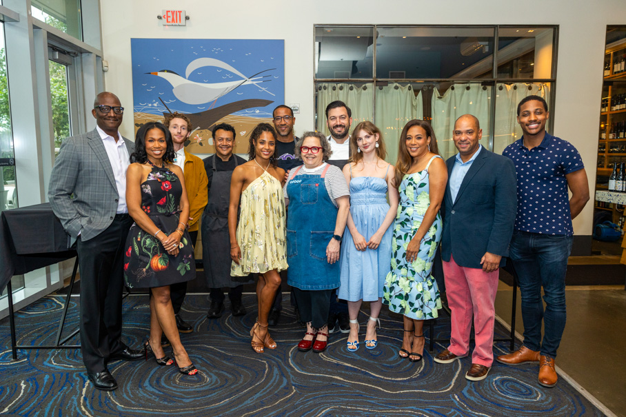 Co Chairs, Dancers And Chefs At The 2024 Houston Ballet Raising The Barre; Photo By Melissa Taylor