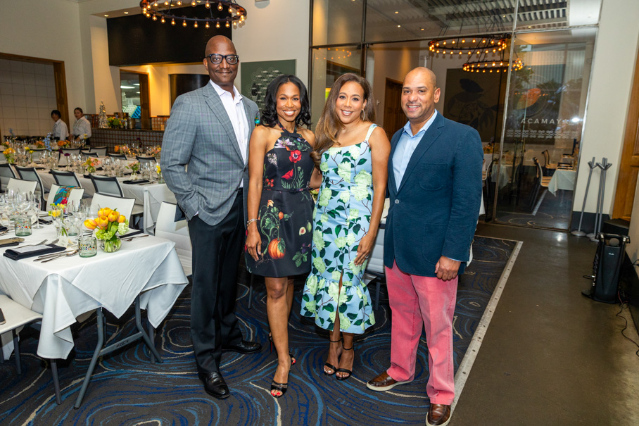 Co Chairs Derrick And Roslyn Mitchell And Heidi And Marcus Smith; Photo By Melissa Taylor