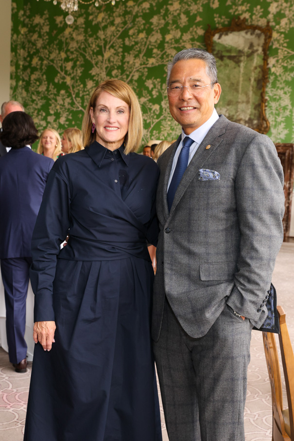 Stephanie Tsuru And Honoree Frank Tsuru Photo By Priscilla Dickson