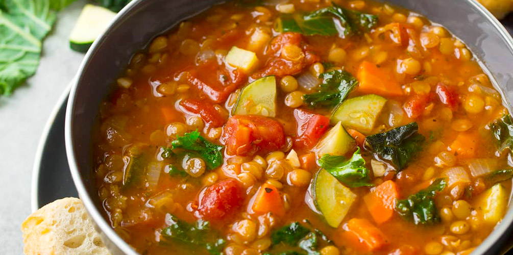 Lentil and Vegetable Soup is a Kitchen Staple!