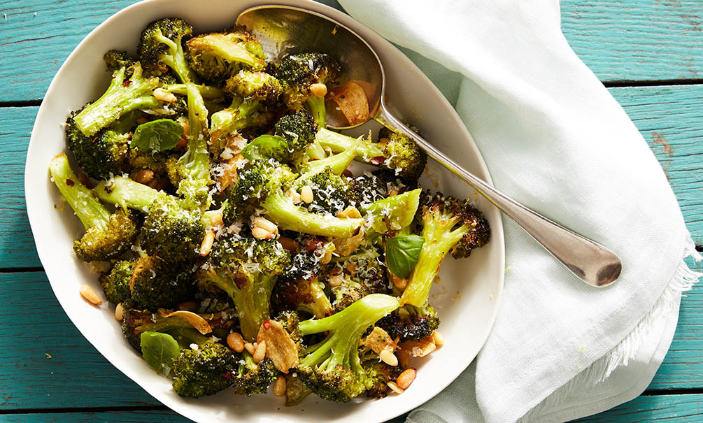 Parmesan Roasted Broccoli Cropped