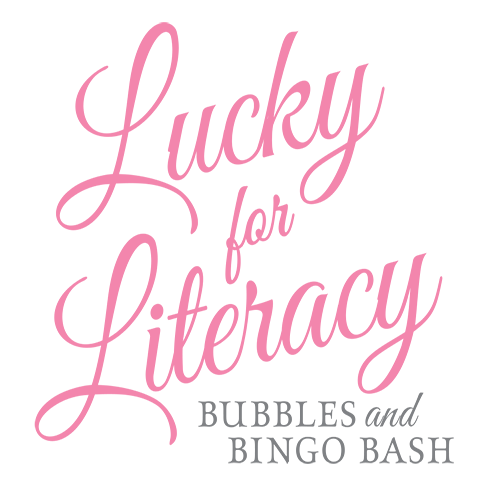 Lucky For Literacy Logo Pink Cropped