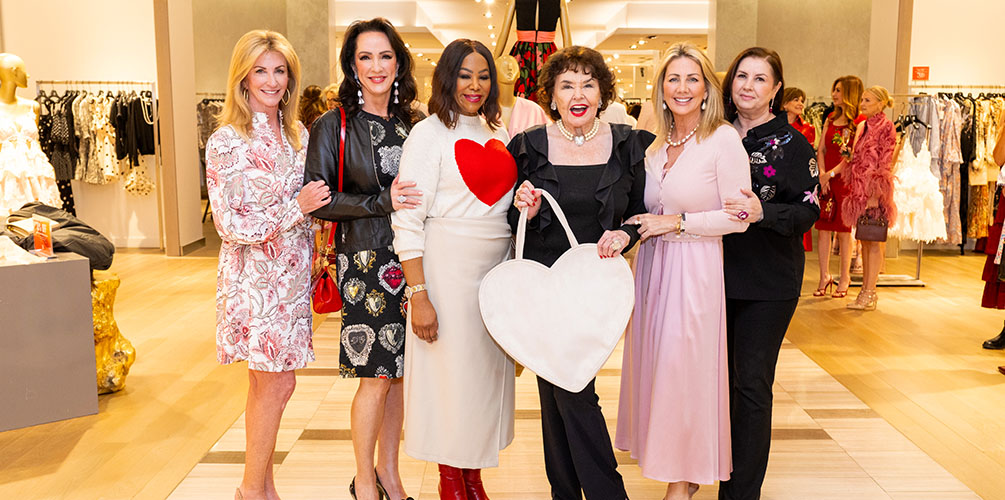 What is Red, Pink and Hearts All Over? The “Houston Sweethearts Tea” at Saks Fifth Avenue by Warner Roberts