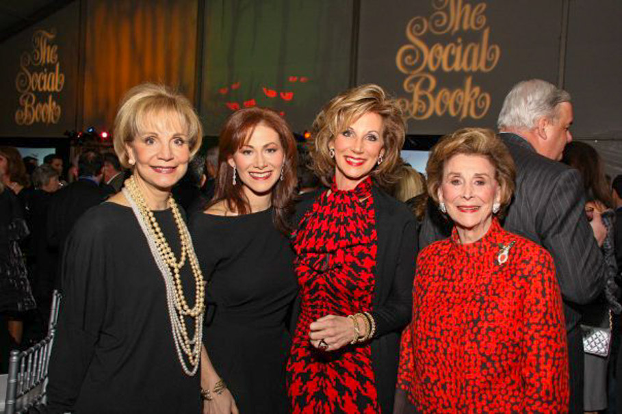 Houston Treasure Leisa Holland Nelson Bowman With Houston Treasures Jill Deutser, Frann Lichtenstein And Aileen Gordon Photo By Kim Coffman