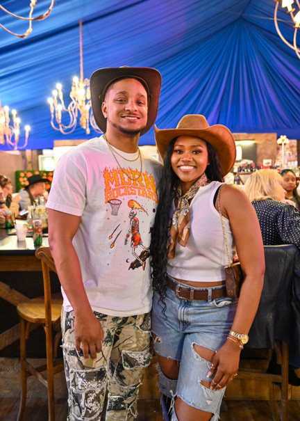 James Lancaster and Tiana Lee