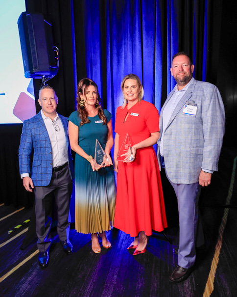 Dylan Seff, Honoree Jordan Seff, Honoree Vanessa Ames, Chuck Ames
