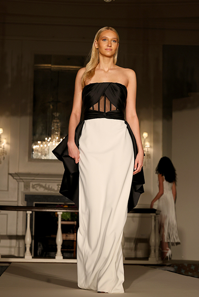 Pamella Roland Strapless Bustier Gown Photo By Priscilla Dickson