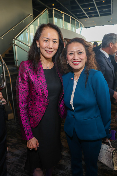Y. Ping Sun And Gigi Do; Photo By Priscilla Dickson