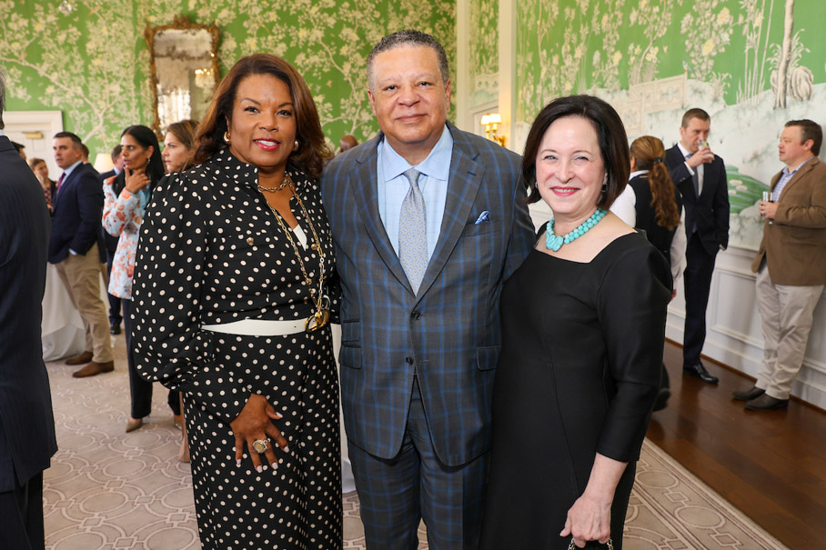 Dee Jones, Franklin Jones and Anne Neeson (Photo by Priscilla Dickson)