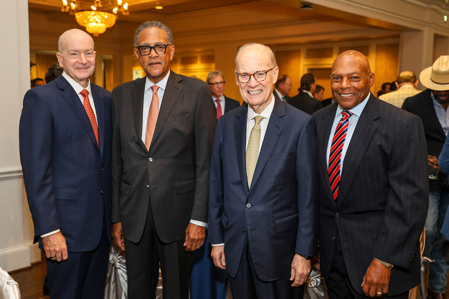 Dr. David Callender, Bill Easter, Martin Beirne and Sam Golden (Photo by Priscilla Dickson)