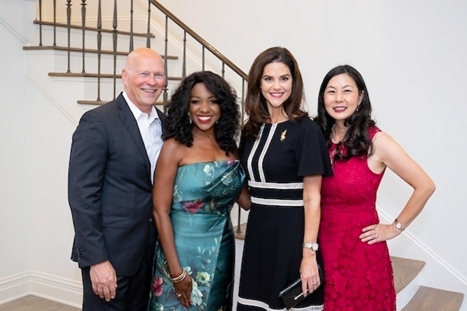 James Craig, Dr. Jacquie Baly, Ann Ayre, Terri Wang Photo By Wilson Parish