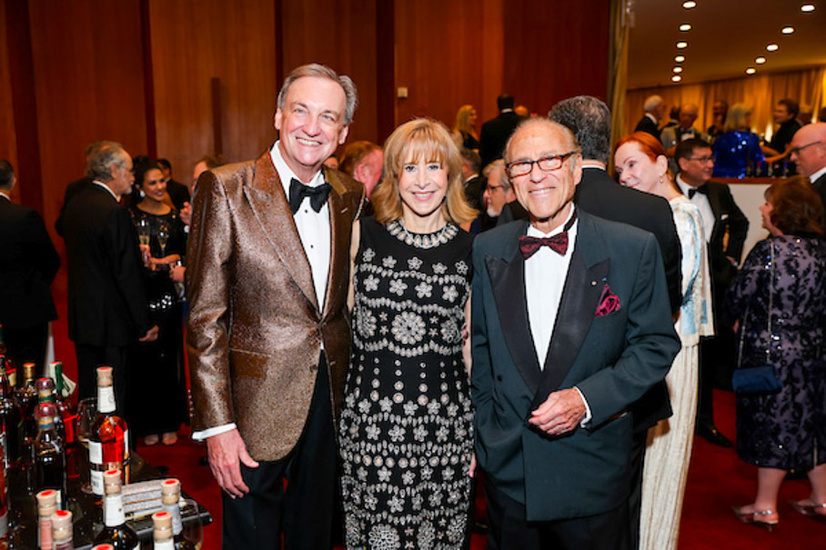 Ralph Burch, Vicki West And Robert Sakowitz (Photo by Priscilla Dickson)