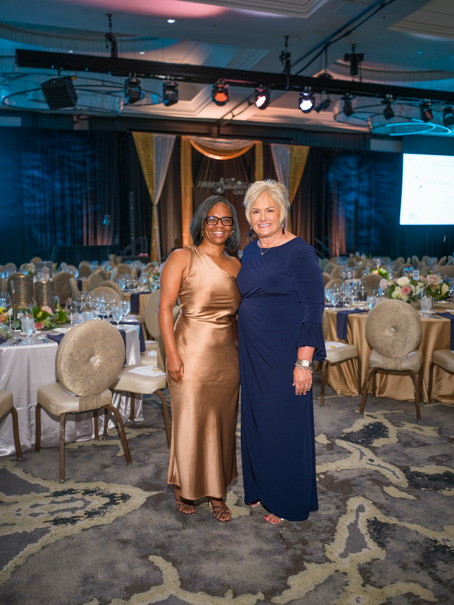 Helen A. Gay and Kari Work (Photo by Daniel Ortiz)