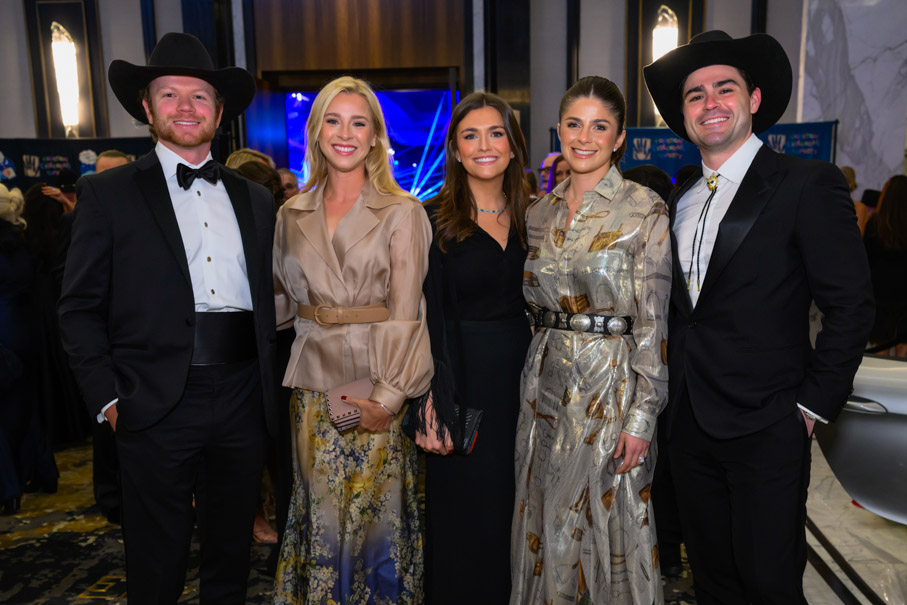 Lovett Shaper, Melanie Shaper, Emily Gray, Blayne Fertitta, Peter Mavredakis (Photo by CatchLight Group)
