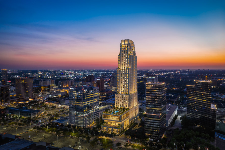 Full Tower Hero Of The Ritz Carlton Residences, Houston Photo Courtesy Of The Boundary