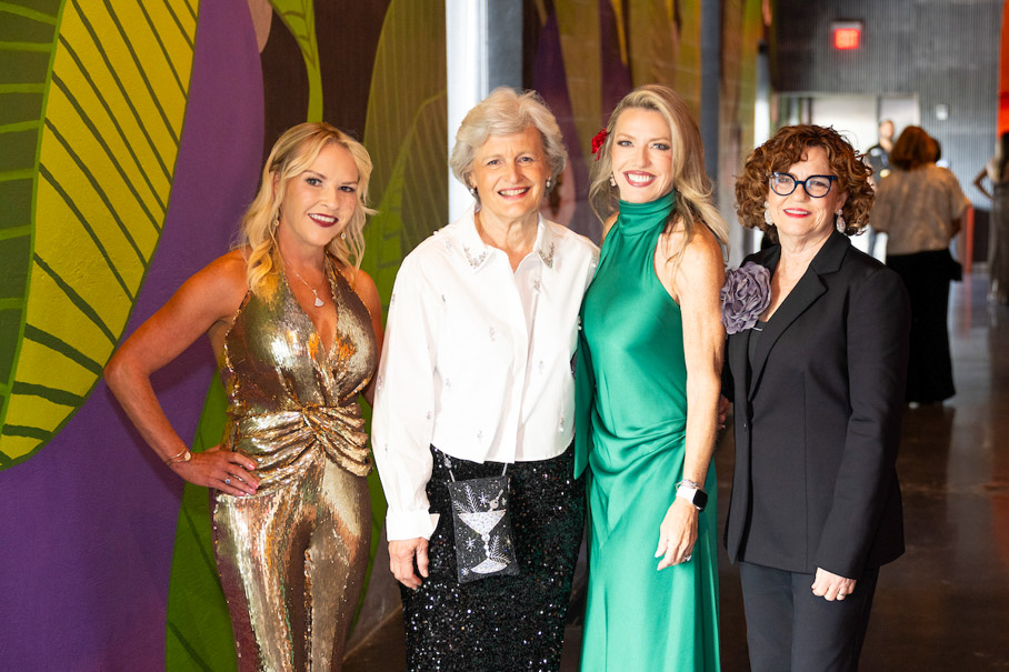 Kelli Lee, Edith Wittig Van Wageningen, And Lelia Sprague, 2026 Ball Chairs, With Karen Peltz, Victory President Photo By Wilson Parish