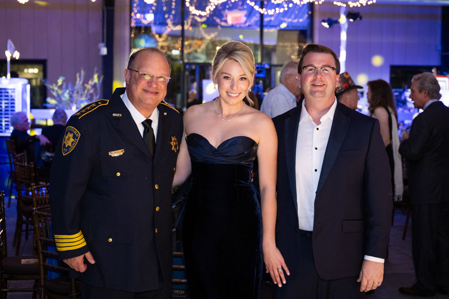 Honoree Constable Alan Rosen with chairs Grace Lane and George Lane (Photo by Wilson Parish)